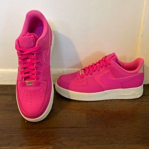 Hot pink Nike Air sneakers
